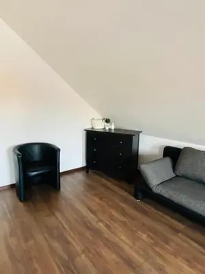 Ein Sitzbereich in der Unterkunft Ferienhaus Marie