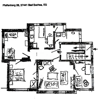 Grundriss der Unterkunft Sonneck