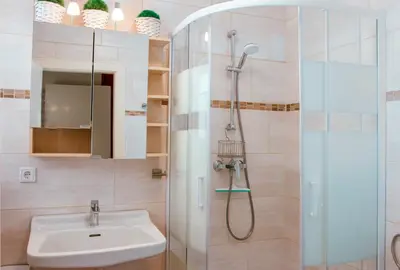 Ein Badezimmer in der Unterkunft Ferienwohnung Marth