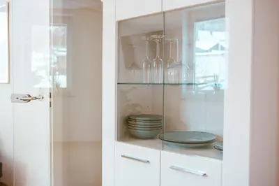 Ein Badezimmer in der Unterkunft Ferienwohnung Glockenturmblick