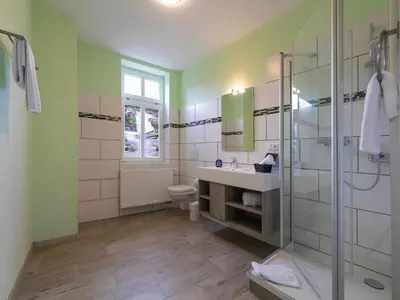 Ein Badezimmer in der Unterkunft Ferienwohnung Remise, Wernigerode