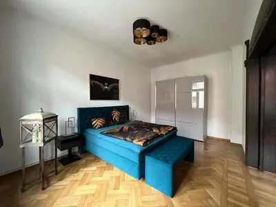 Ein Sitzbereich in der Unterkunft Altstadtjuwel Quedlinburg