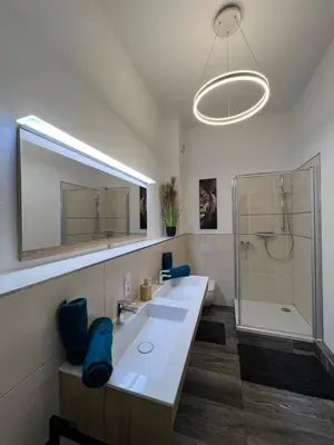 Ein Badezimmer in der Unterkunft Altstadtjuwel Quedlinburg