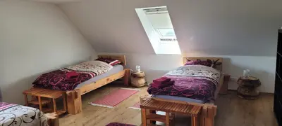 Ein Bett oder Betten in einem Zimmer der Unterkunft HarzRitter Domizil