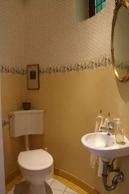 Ein Badezimmer in der Unterkunft Ferienwohnung am Brühl