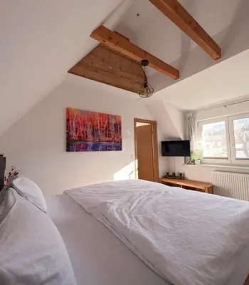 TV/Unterhaltungsangebot in der Unterkunft Ferienwohnung Häusli