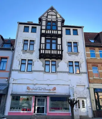 Das Gebäude in dem sich die Ferienwohnung befindet