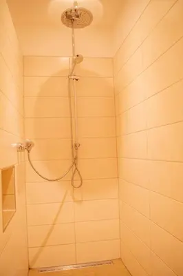 Ein Badezimmer in der Unterkunft Ferienwohnung am Fuße des Schlosses