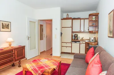 Küche/Küchenzeile in der Unterkunft Ferienwohnung Baehr-Matull