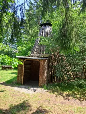 Ein Garten an der Unterkunft Ferienwohnung Skadi, Hahnenklee