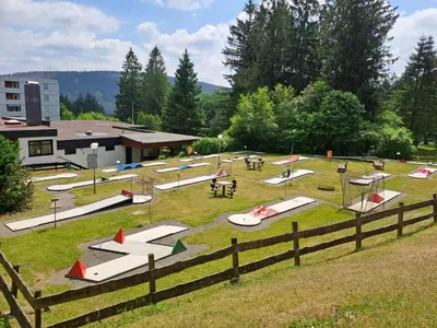Ein Garten an der Unterkunft Ferienwohnung Skadi, Hahnenklee