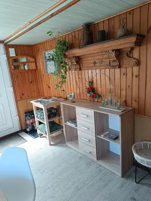 Küche/Küchenzeile in der Unterkunft Haus Luise